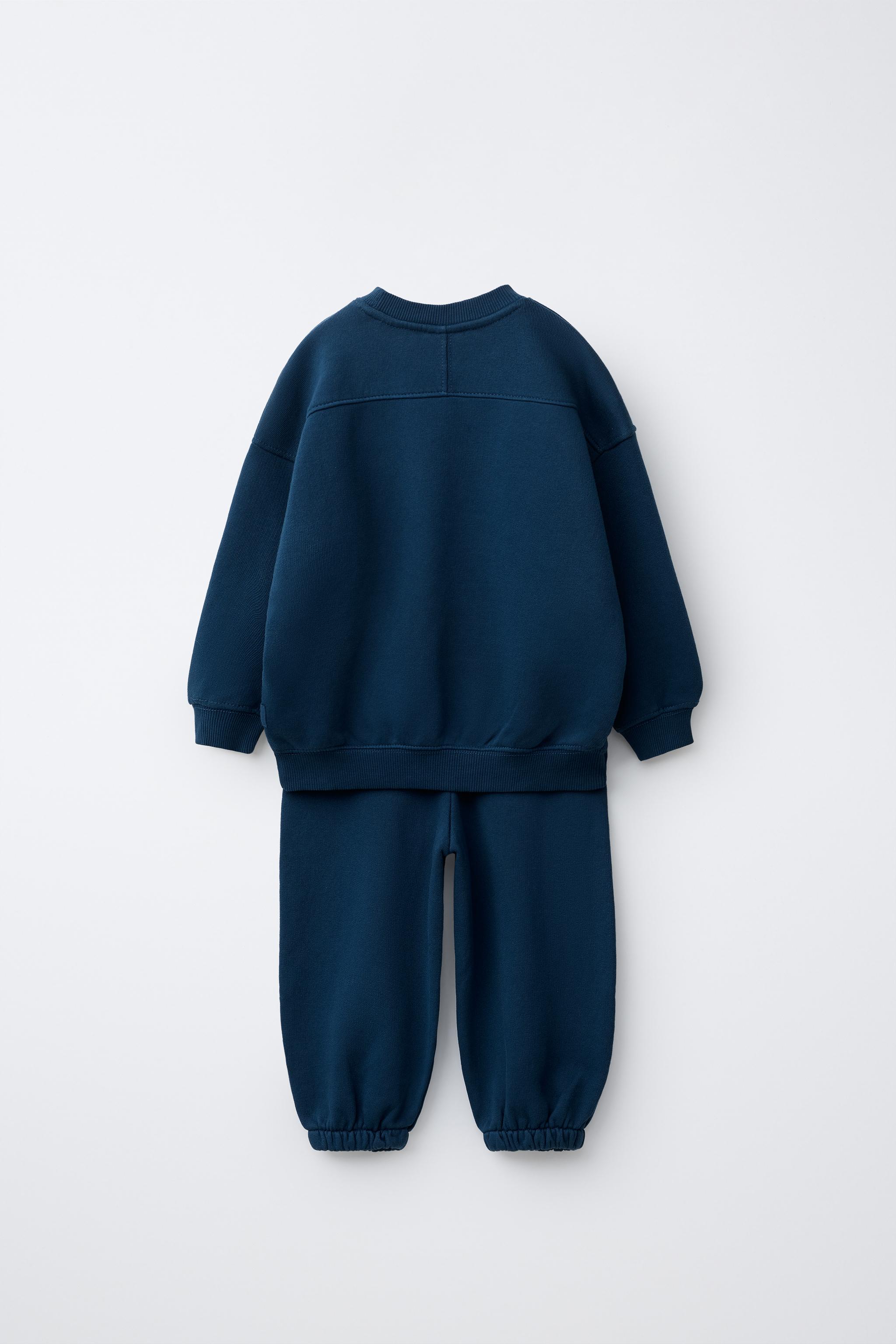 ENSEMBLE SWEAT-SHIRT ET PANTALON WIDE LEG ÉTIQUETTE